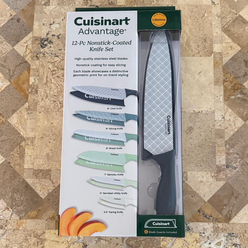 Cuisinart Advantage 12-Pc Knife Set - Blue, Green